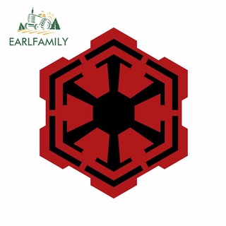 Earlfamily สติกเกอร์ ลายตราสัญลักษณ์ Sith Empire ขนาด 13 ซม. x 11 ซม. ป้องกันรอยขีดข่วน สําหรับตกแต่งรถยนต์ รถจักรยานยนต์ แล็ปท็อป