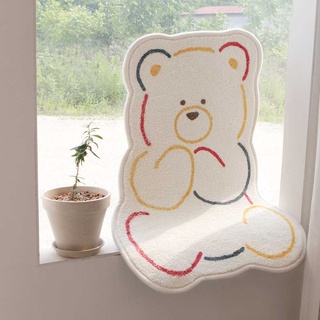 ชื่อสินค้า : Polar Bear matพรมรุ่นนี้เนื้อสัมผัสนุ่ม มีความไดคัทน้องหมี ใช้วางได้ทุกที่ ห้องนอน ห้องนั่งเล่น ห้องน้ำ วาง