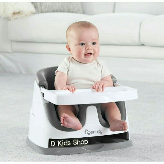 ภาพหน้าปกสินค้าShock Sale เก้าอี้หัดนั่ง ทานข้าว Ingenuity Baby Base 2-In-1 Booster Seat (ที่นั่งนุ่ม)รุ่นใหม่ล่าสุด จากร้าน dtoys บน Shopee
