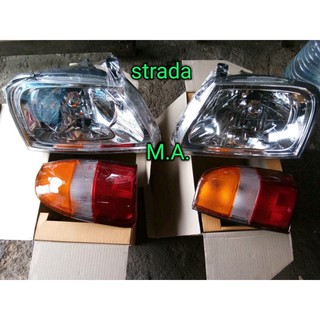 ไฟหน้า + ไฟท้าย สตราด้า Mitsubishi stada 3สี