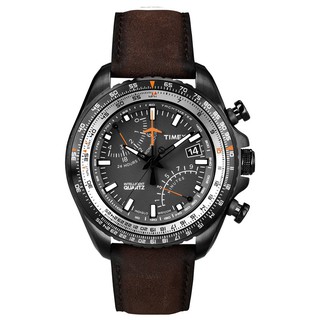 ﻿Timex นาฬิกาผู้ชาย สายหนัง รุ่น T2P102 - สีน้ำตาล