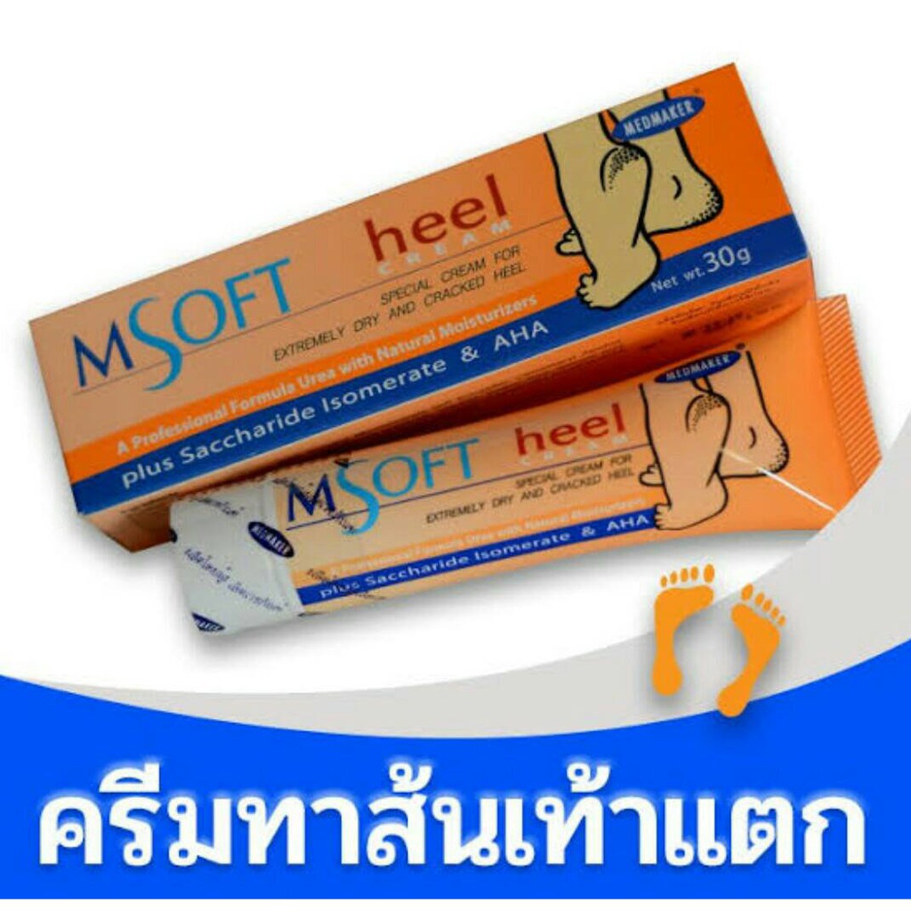 msoft-heel-cream-ผลิตภัณฑ์บำรุงผิวส้นเท้า-30-กรัม-exp-03-24