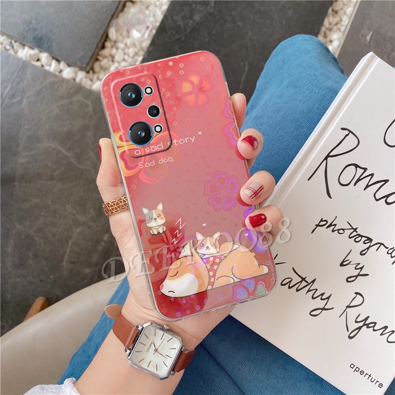 เคสโทรศัพท์-realme-gt-neo2-5g-realme-narzo-50i-realme-narzo-50a-2021-new-case-cute-cartoon-bear-colorful-cherry-blossoms-back-cover-เคส-เรียวมี-narzo50i-narzo50a-silicone-casing