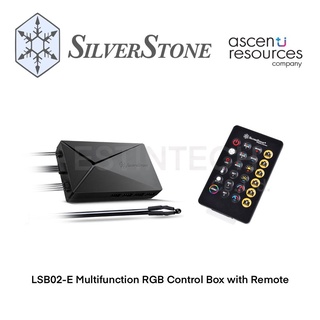 RGB Controller (อุปกรณ์ควบคุมไฟอาร์จีบี) SilverStone LSB02-E Multifunction RGB Control Box With Remote ของใหม่ประกัน 1ปี