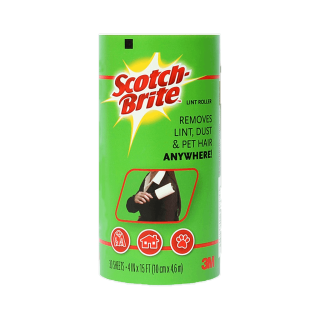 Scotch-Brite® Lint Roller Refill 30 Sheet, Remove Lint Dust and Pet Hair สก๊อตช์-ไบรต์® รีฟิลลูกกลิ้งขจัดฝุ่น 30 แผ่น ขจัดขนสัตว์บนเสื้อผ้า