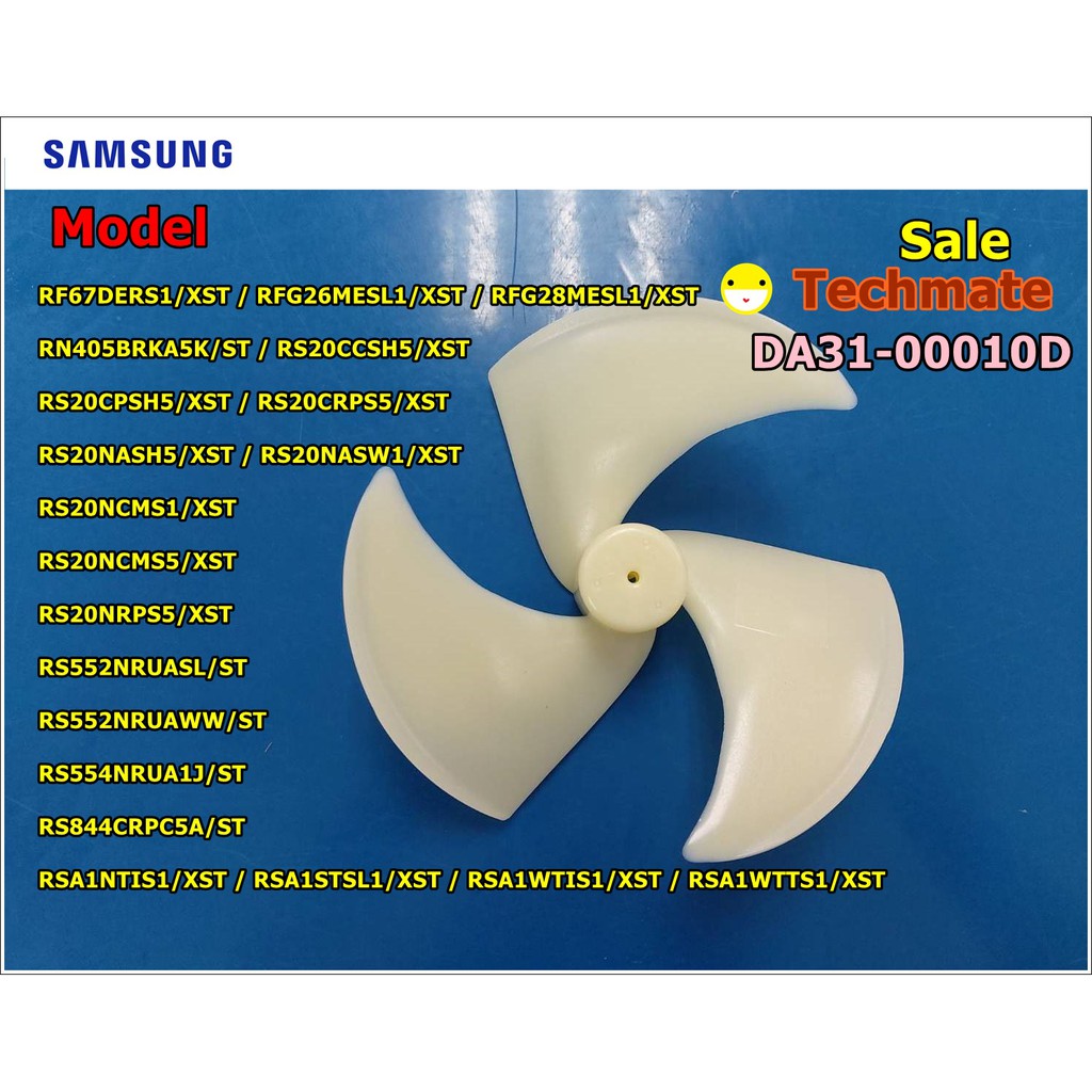 อะไหล่ของแท้/พัดลมตู้เย็นระบายความร้อนตู้เย็น/FANASSY/SAMSUNG/DA31