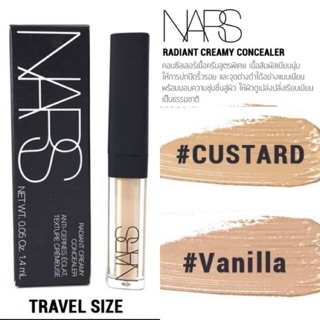 สินค้า แท้💯นาร์สคอนซีลเลอร์ NARS Radiant Creamy Concealer 1.4ml tester และ 6ml.ไซส์ขาย Vanilla/Custrad