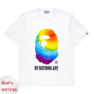 bape-rocky-เสื้อยืดแขนสั้น-ผ้าฝ้าย-ทรงหลวม-แฟชั่นฤดูร้อน-สําหรับผู้ชาย