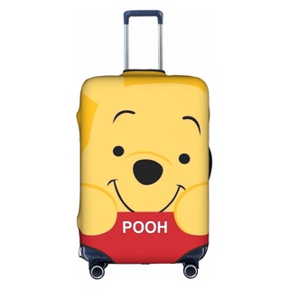 ผ้าคลุมกระเป๋าเดินทาง ลายการ์ตูน Disneys Winne The Pooh ขนาด 18-32 นิ้ว ซักทําความสะอาดได้