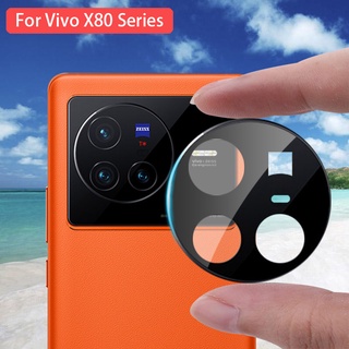 ภาพหน้าปกสินค้า[พร้อมส่ง] 3 in 1 ฟิล์มกระจกนิรภัยกันรอยเลนส์กล้อง HD 3D สีดํา สําหรับ Vivo X80 Pro 5G VivoX80 X80Pro X80P ที่เกี่ยวข้อง