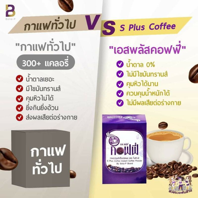 เอส-พลัส-คอฟฟี่-กาแฟปราศจากน้ำตาล-กาแฟลดน้ำหนัก-เพื่อหุ่นเพรียว-กาแฟพร้อมดื่ม-สำหรับคนที่ต้องการหุ่นดี