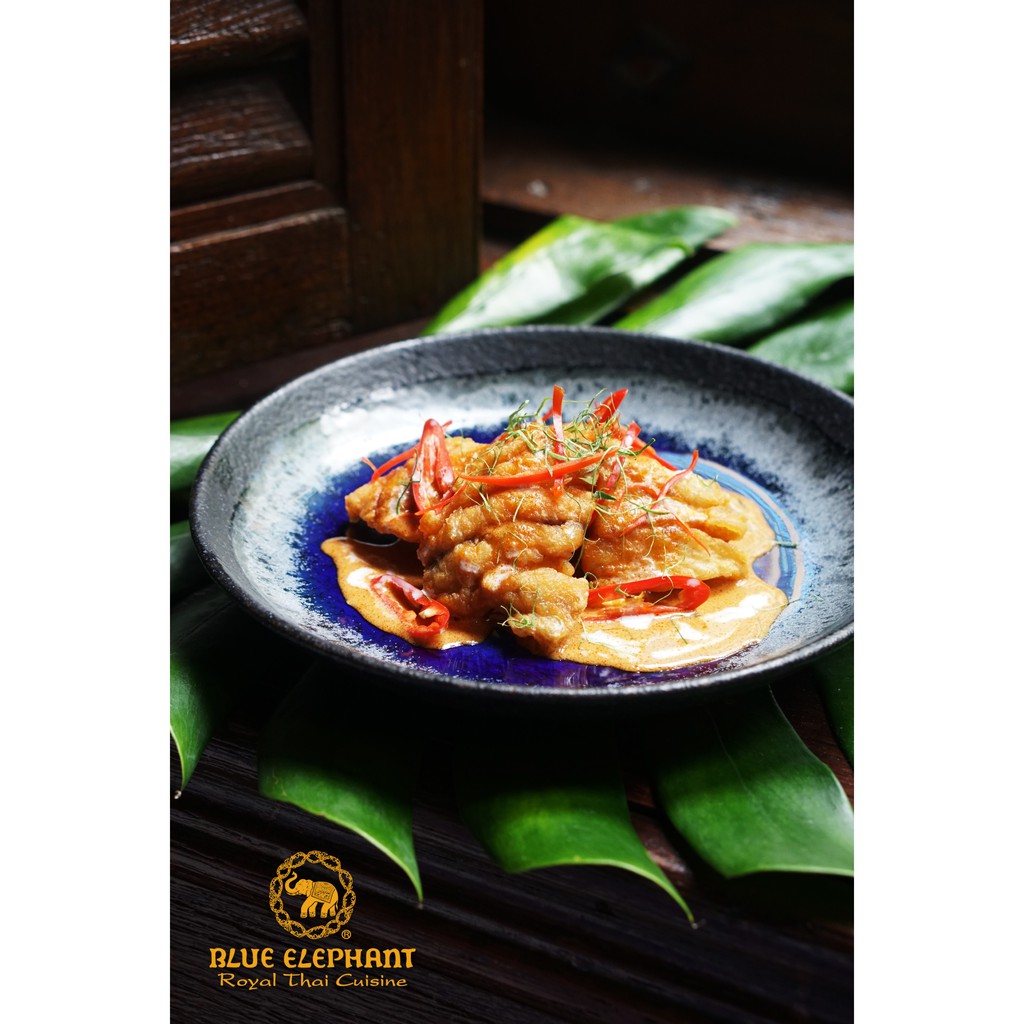 บลูเอเลเฟ่นท์-ชุดทำอาหารไทยแกงเผ็ด-95-กรัม-blue-elephant-thai-cooking-set-red-curry-95g