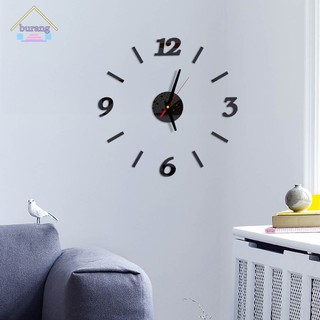 DIY นาฬิกากระจกอะคริลิคสำหรับตกแต่งห้องนั่งเล่นห้องนอน