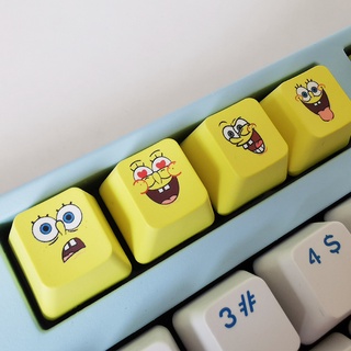 ภาพหน้าปกสินค้าปุ่มกด Spongebob PBT OEM R4 สีเหลือง สําหรับคีย์บอร์ด Mechanical ESC F1-F12 ที่เกี่ยวข้อง