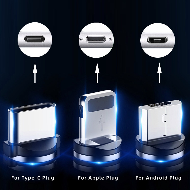 aufu-ปลั๊กแม่เหล็ก-ทรงกลม-type-c-micro-usb-c-ชาร์จเร็ว-อะแดปเตอร์โทรศัพท์-type-c-ปลั๊กชาร์จแม่เหล็ก-ไม่มีสาย-usb