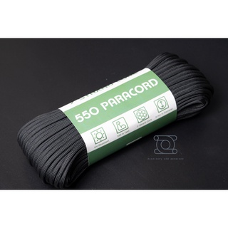 เชือกพาราคอร์ด Paracord 550 เชือกคุณภาพดี ขนาด4มิล ยาว31เมตรหรือ