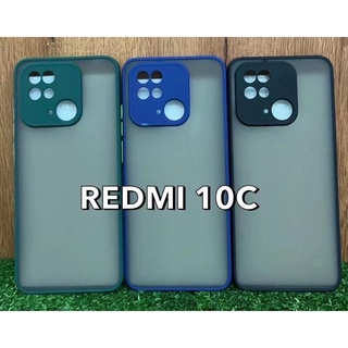 ส่งจากไทย Case Redmi 10C ขอบสีผิวด้าน เคสกันกระแทก ขอบนิ่มหลังแข็ง เคสมือถือXiaomi