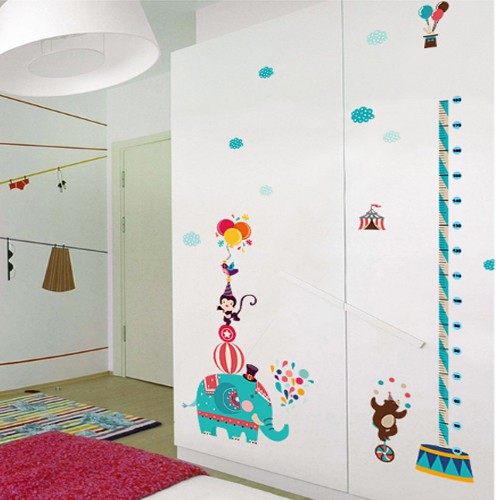 transparent-wall-sticker-สติ๊กเกอร์ติดผนัง-วัดส่วนสูง-elephant-sk9188-กว้าง110cm-xสูง150cm