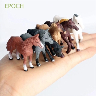 Epoch ของเล่นโมเดลม้าพลาสติก Pvc 6ชิ้น/ชุดสําหรับเด็ก