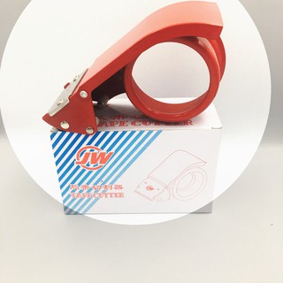 Tape Cutter ตัวตัดสก็อตเทป / ที่ตัดสก็อตเทป / ตัดเทปเหล็ก สีแดง หนา แข็งแรง