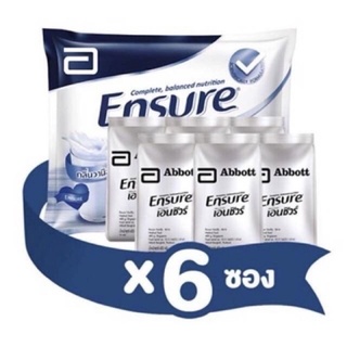 ภาพขนาดย่อของภาพหน้าปกสินค้าEnsure เอนชัวร์ วานิลลา แบบถุงเติม 2.4Kg (400 กรัม x 6) EXP. 18/08/2024 Ensure ถุงเติม. จากร้าน cupidsspi บน Shopee ภาพที่ 3