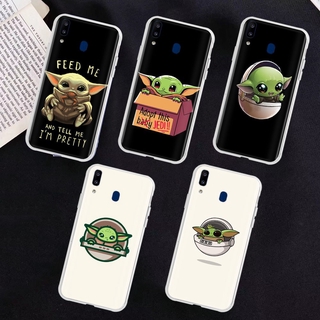 เคสโทรศัพท์มือถือ แบบใส ลาย Baby Yoda น่ารัก สําหรับ OPPO A12E A9 A72 A12S A15S A12 A5S A5 A7 A52 A3S A15 A92 A33 F11 Pro