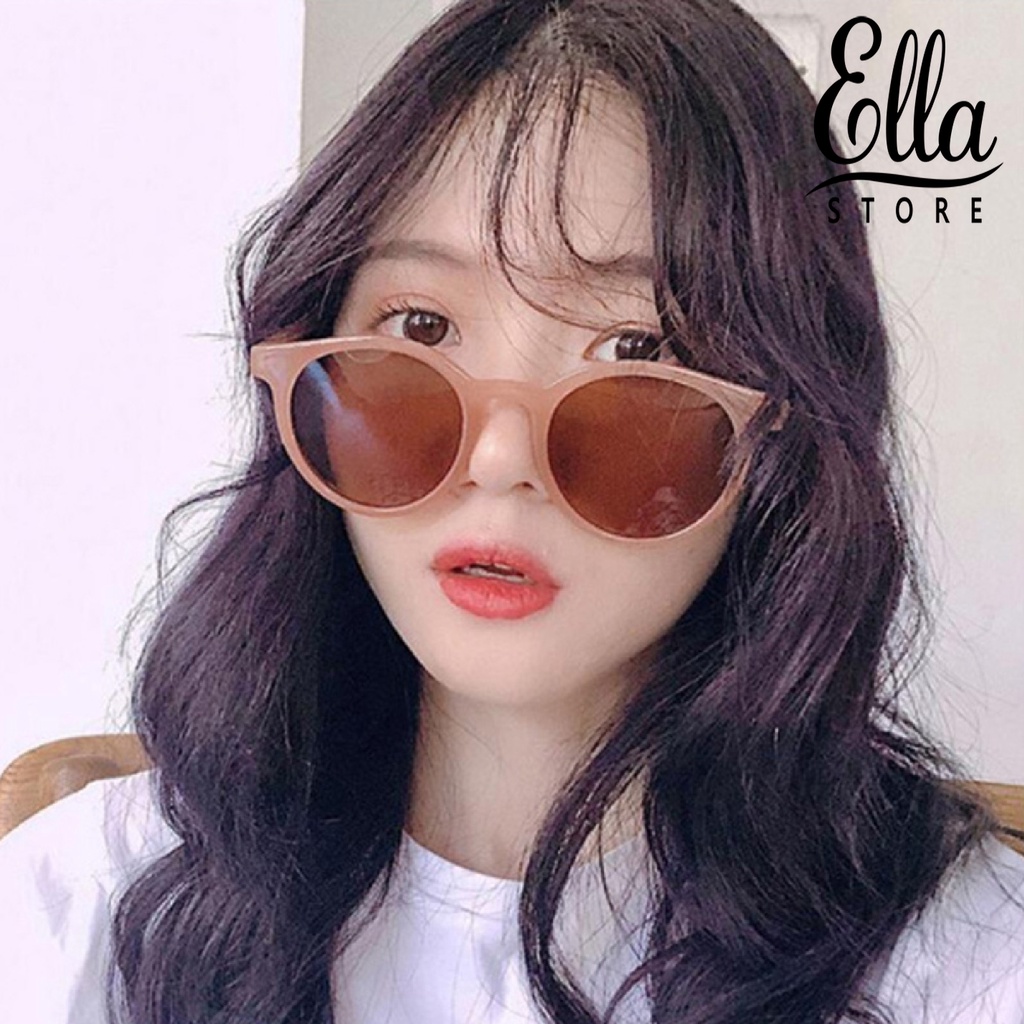 ellastore123-แว่นตากันแดด-แฟชั่น-ป้องกันรังสียูวี-สําหรับผู้หญิง