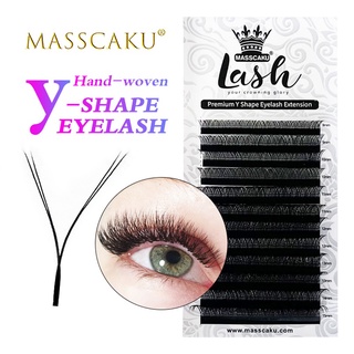 ขนตาปลอม สไตล์บราซิล Y Lash Mascu 0.07 MASSCAKU