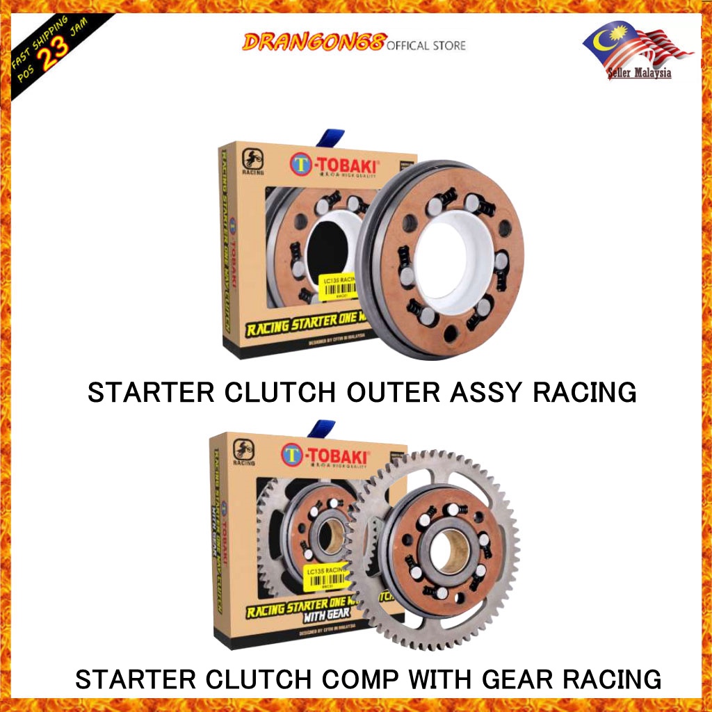 Tobaki RACING STARTER ONE WAY FULL SET LC135 Y15ZR STARTER CLUTCH COMP ...