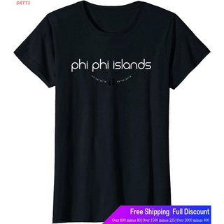 SKTT1 thailandเสื้อยืดแขนสั้น Womens Phi Phi Islands Thailand Womens T-Shirt thailand Round neck T-shirt