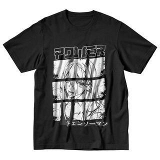 Daily-T Tee เสื้อยืดแขนสั้น ผ้าฝ้าย พิมพ์ลายอนิเมะ chainsaw man สไตล์ฮาราจูกุ สําหรับผู้ชายเสื้อยืดคอกลม