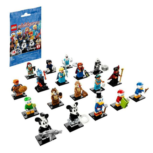 71024-lego-minifigures-disney-series-2-ครบชุด-18-ซอง-สินค้าถูกแพ็คอยู่ในซองไม่โดนเปิด