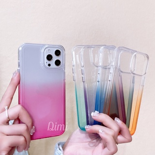 เคส TPU ไล่สี สำหรับไอโฟน11 สำหรับiphone7plus 7plus 8plus i11 i12 i13 13Pro 13Promax 13 Pro max 12Promax 12 Promax