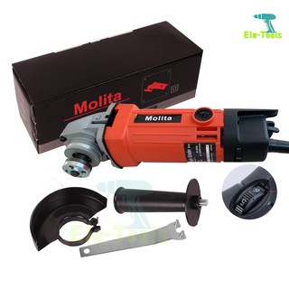 MOLITA เครื่องเจียร์ เครื่องเจียร์ไฟฟ้า หินเจียร์ ลูกหมู 4 นิ้ว 1050W รุ่นใหม่ MT954 ปรับความเร็วได้ถึง 6 ระดับ