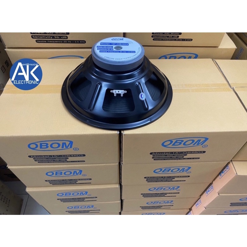 ดอกลำโพง 15นิ้ว OBOM-4803 โอบอ้อม 15” [500w] จำนวน 1 ดอก เครื่องเสียง ...