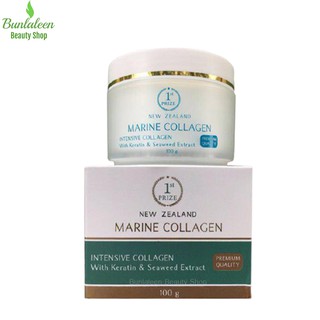 ภาพหน้าปกสินค้า(1กระปุกx100กรัม) Marine Collagen Cream มารีน คอลลาเจน (Intensive Collagen With Keratin & Seaweed Extract ที่เกี่ยวข้อง