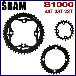 Sram S1000 GXP 104BCD จานหน้ารถจักรยานเสือภูเขา 3x10s 44-33-22T 104BCD