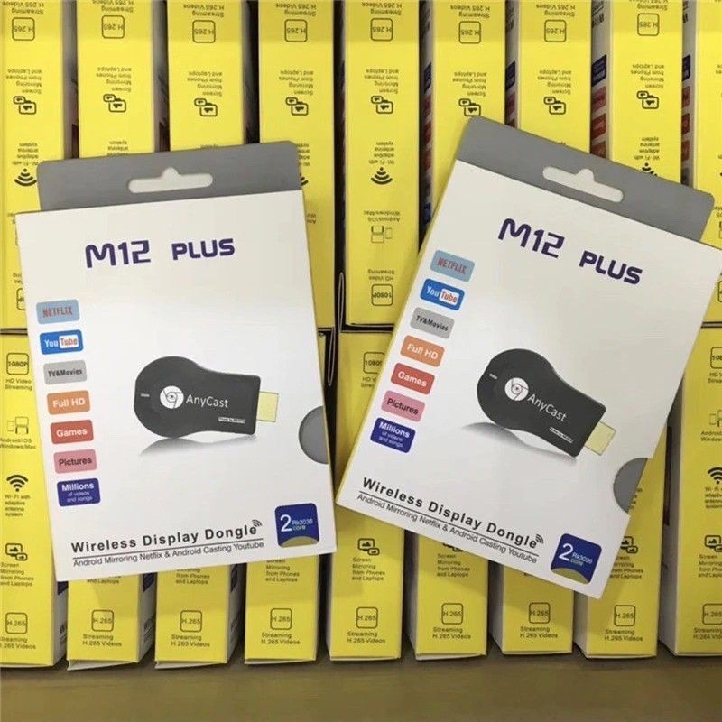 Anycast M4 PLUS/M12 PLUS ดองเกิลรับสัญญาณไร้สาย WiFi DLNA Airplay HDMI ...