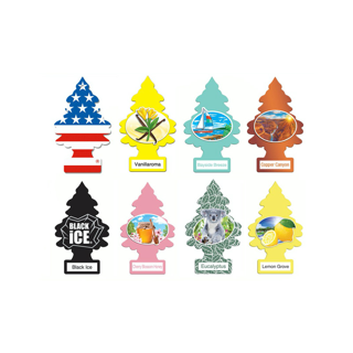 [รับประกันของแท้] Little Trees แผ่นน้ำหอมปรับอากาศ ลิตเติ้ลทรี มีให้เลือก 12 กลิ่น รับประกันของแท้จากอเมริกา