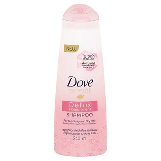 โดฟ ดีท็อกซ์ นอริชเม้นท์ แชมพู Dove Shampoo 340ml.