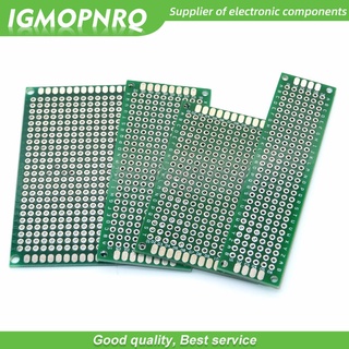 4 ชิ้น 5x7 4x6 3x7 2x8 ซม. 5 * 7 4 * 6 3 * 7 2 * 8 สองด้านทองแดงต้นแบบ pcb สากล ถ้ํา แผงวงจร