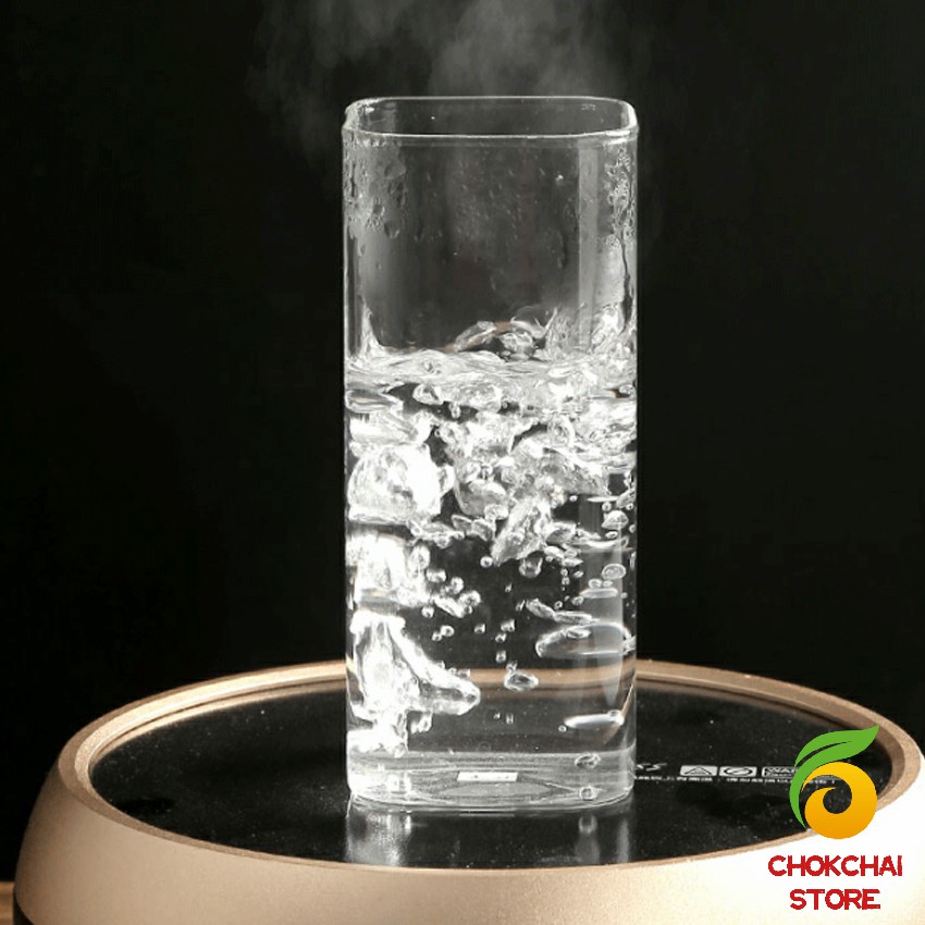 chokchaistore-แก้วนมทรงสี่เหลี่ยมทนความร้อน-ใส่เย็นได้-square-transparent-glass
