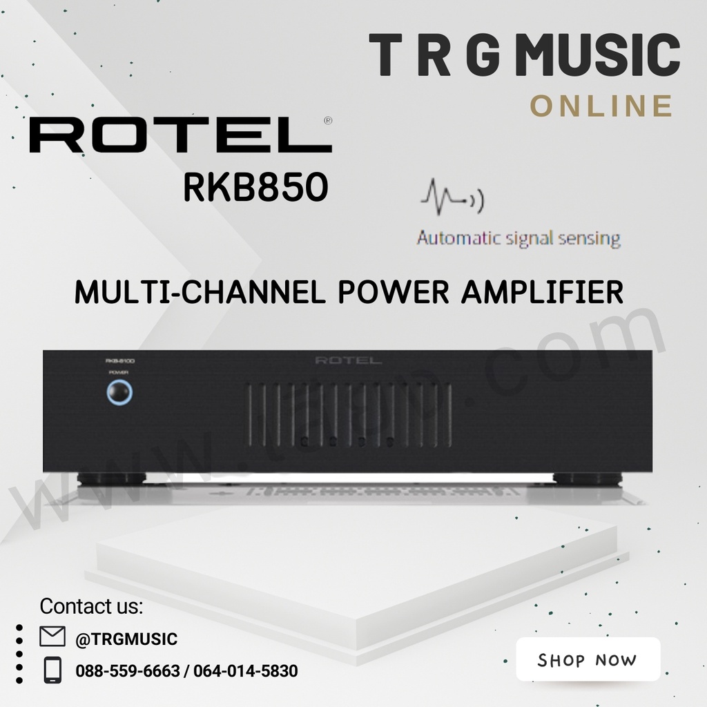 ROTEL RKB850 MUL TI-CHANNEL POWER AMPLIFIER (สินค้าใหม่แกะกล่อง รับ ...