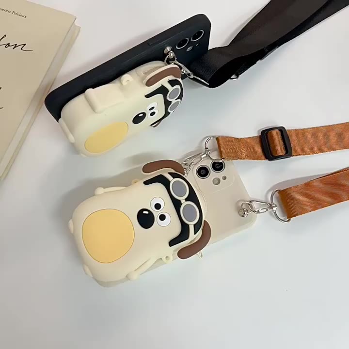 เคสโทรศัพท์มือถือ-ลายการ์ตูนสุนัข-พร้อมสายคล้อง-กระเป๋าสตางค์-สําหรับ-samsung-galaxy-a72-a52-a52s-a71-a51-a31-a11-a21s-a50-a50s-a30s-a20-a30-a32-a22-a12-a20s-s20-fe-plus-ultra