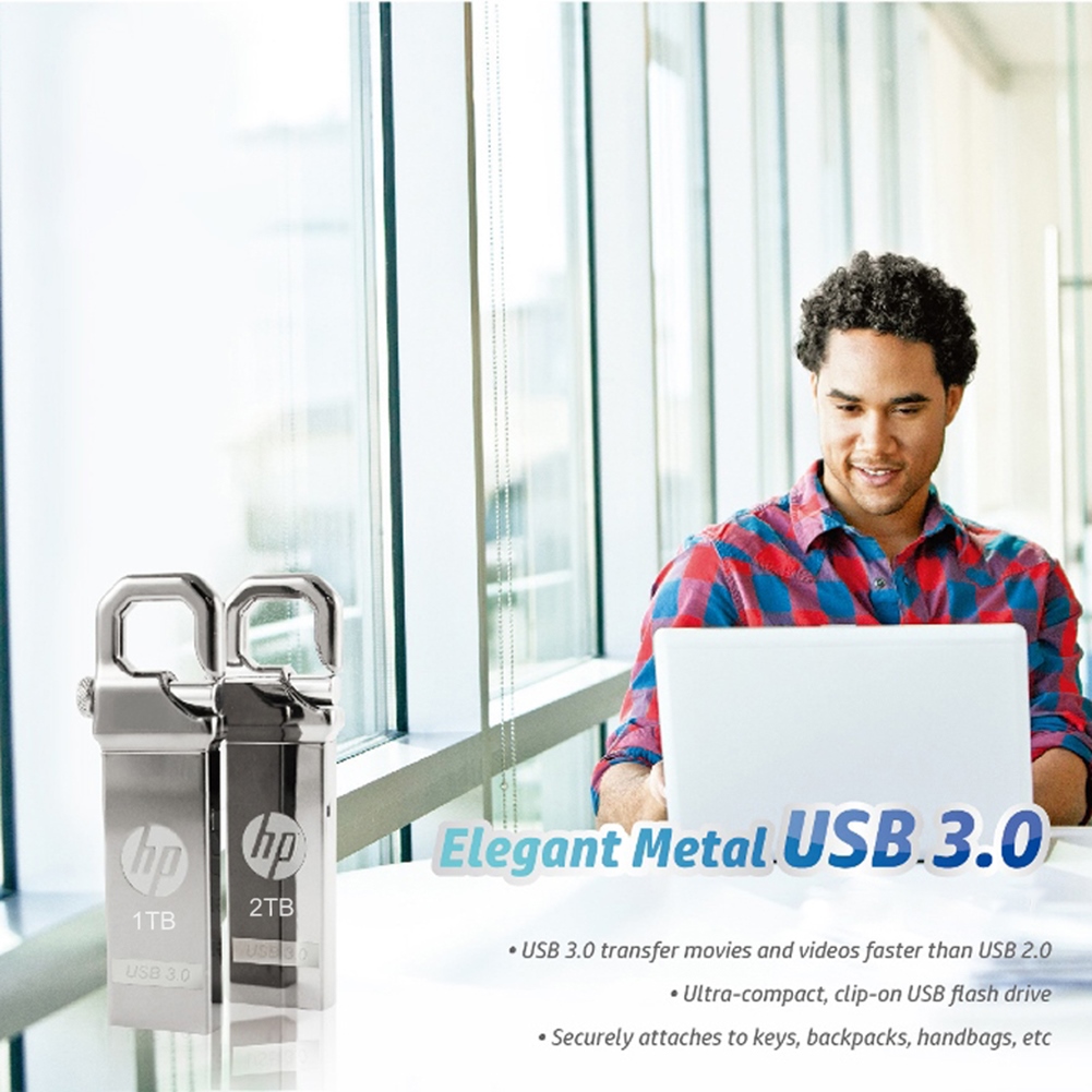 ภาพสินค้าแฟลชไดรฟ์ USB 3.0 2TB ความเร็วสูง ขนาดเล็ก แบบพกพา สําหรับ HP USB3.0​​ แฟลชไดรฟ์ USB 2TB โลหะ กันน้ํา สําหรับรถยนต์ จากร้าน weixuan88.th บน Shopee ภาพที่ 3