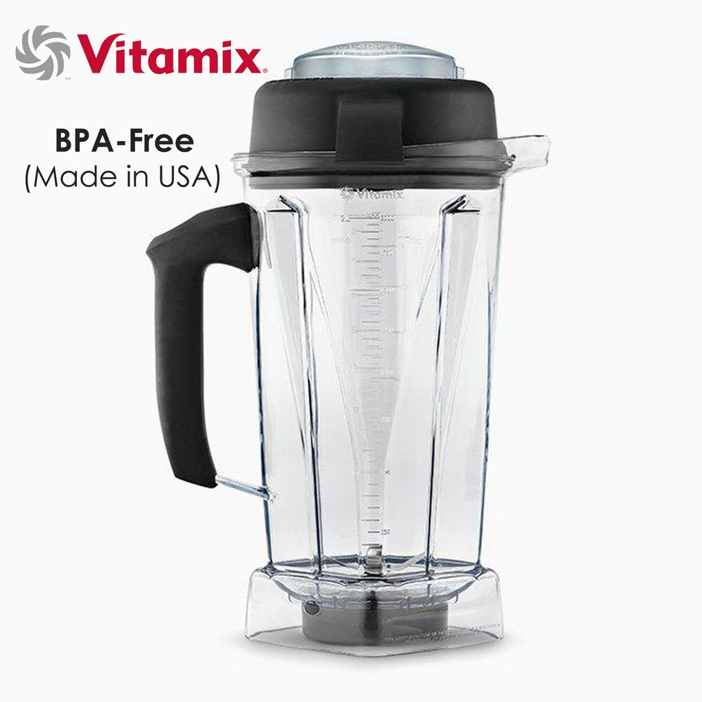 โถปั่น-vitamix-bpa-free-2-0l-มือจับดำ-พร้อมใบมีด-wet-blade-และฝาปิด-ของแท้-ใช้ได้กับเครื่องปั่น-vitamix-หลายรุ่น