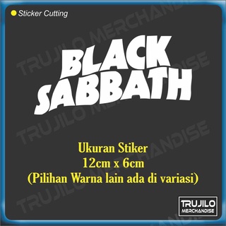 สติกเกอร์วง Sabbath สีดํา ขนาด 12 ซม. X 6 ซม.