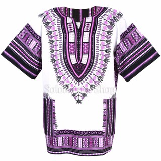 Dashiki African Shirt Cotton Hiphop เสื้อจังโก้ เสื้ออินเดีย เสื้อแอฟริกา เสื้อฮิปฮอป เสื้อโบฮีเมียน ad12wv1