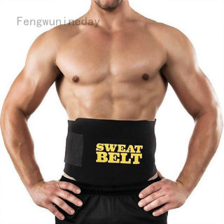 Women Men Tummy Waist Cincher Sweat Belt Trainer Gym Body Shaper Shapewear