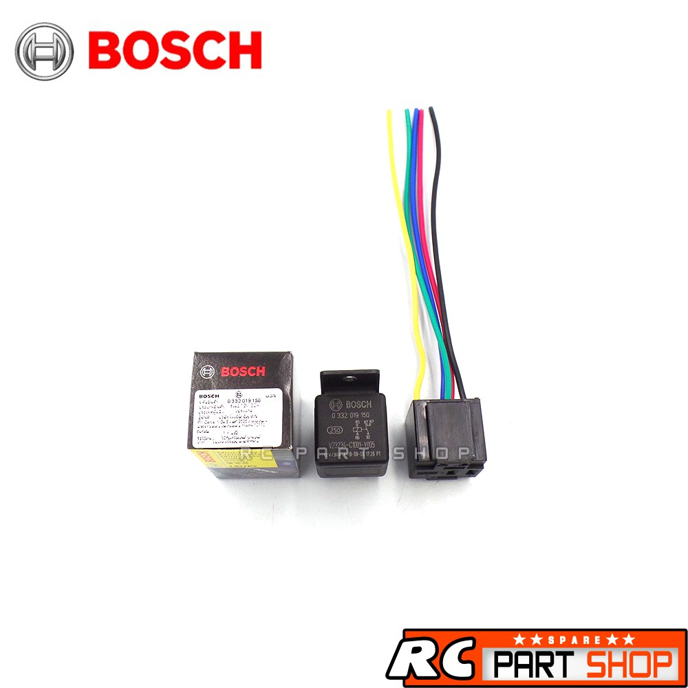 ภาพหน้าปกสินค้ารีเลย์ BOSCH แท้ 12V/30A 5 ขา พร้อมปลั๊กเสียบอย่างดี จากร้าน peakintro บน Shopee